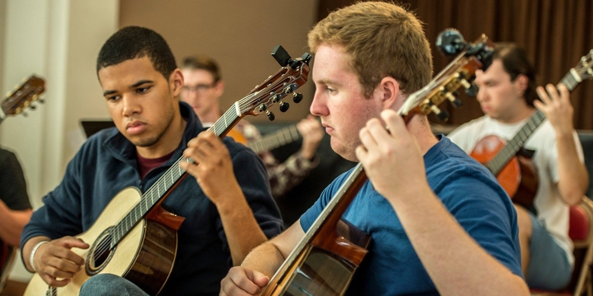 SIU guitar ensemble